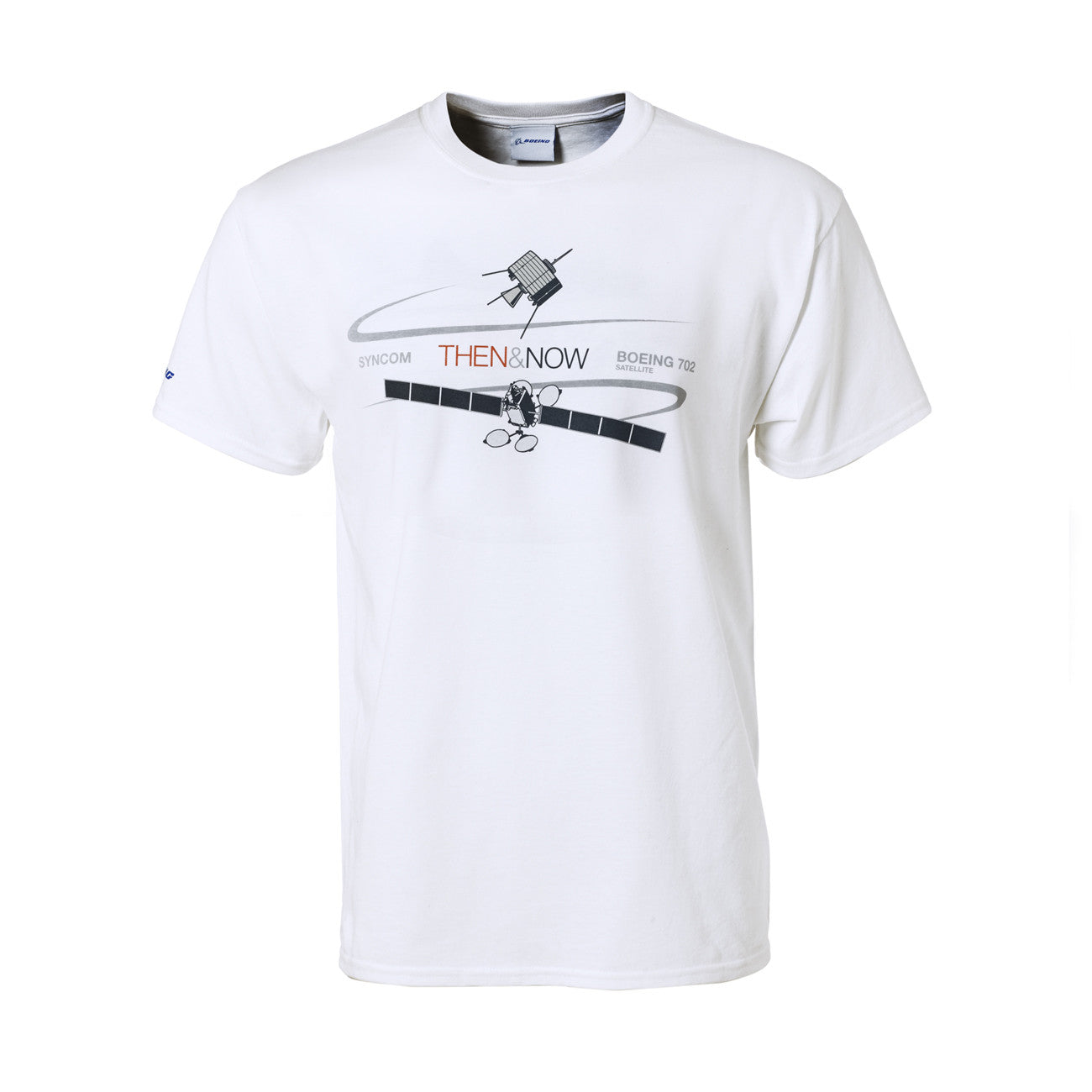 then--now-syncom702-satellite-t-shirt