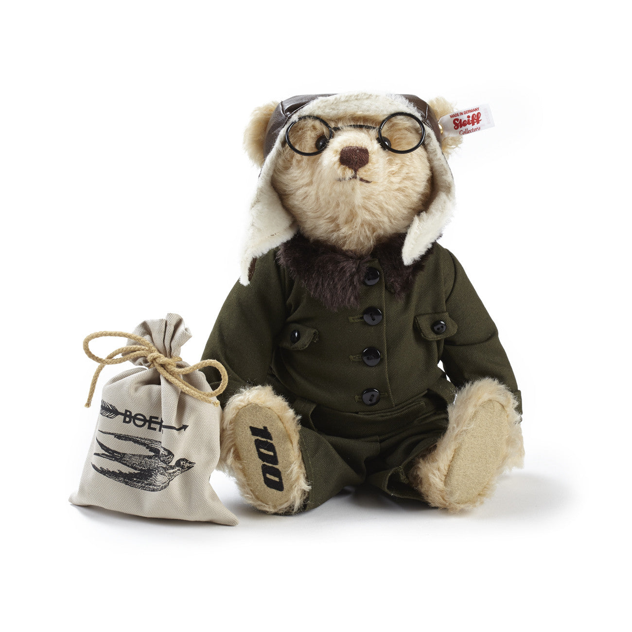 Steiff Teddy Bear 音楽機能付き 限定3000体 Steiff Rocks! Elton John, 28 cm, multicoloured - Steiff.com